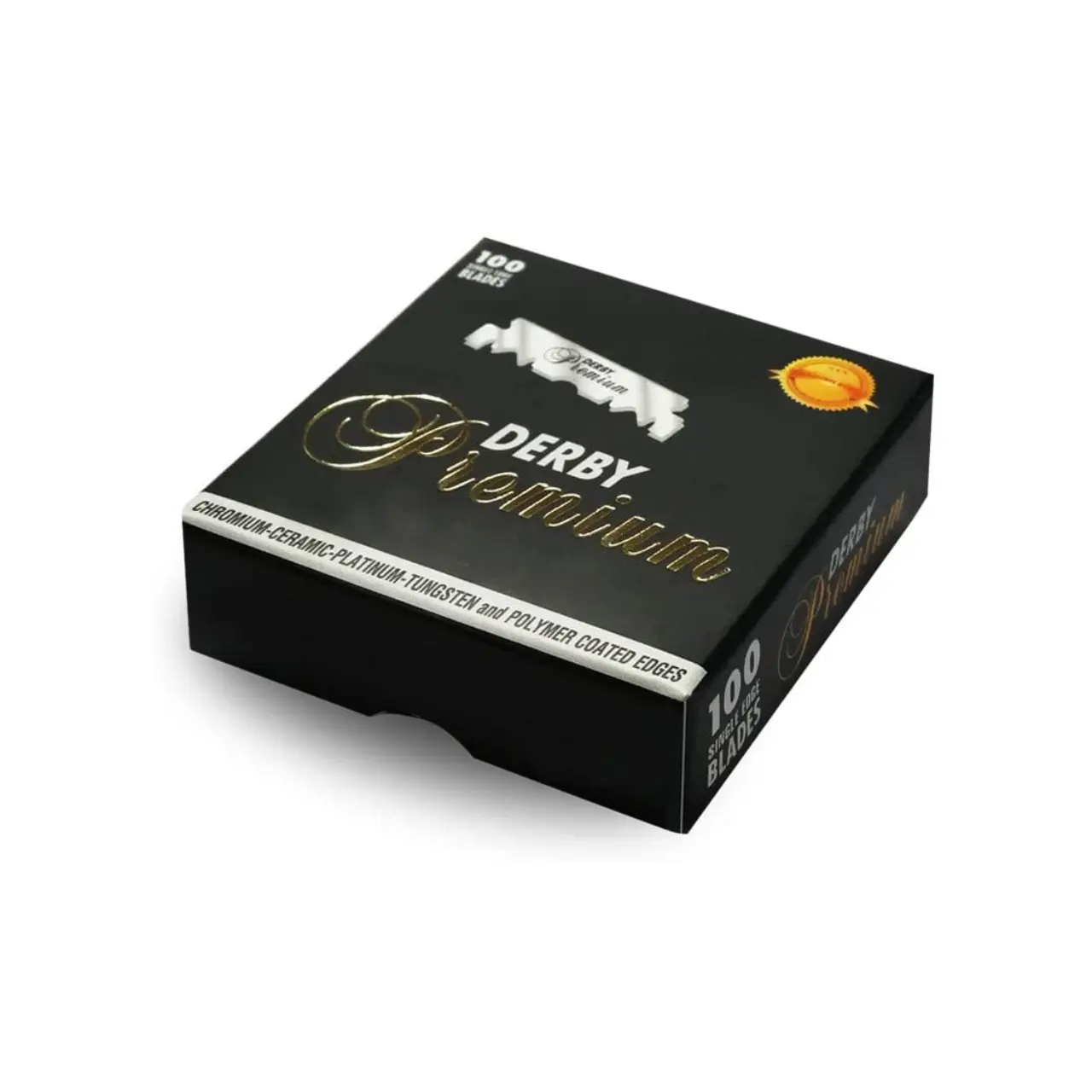 חבילת תערים חצויים 100 יחידות – Derby Premium