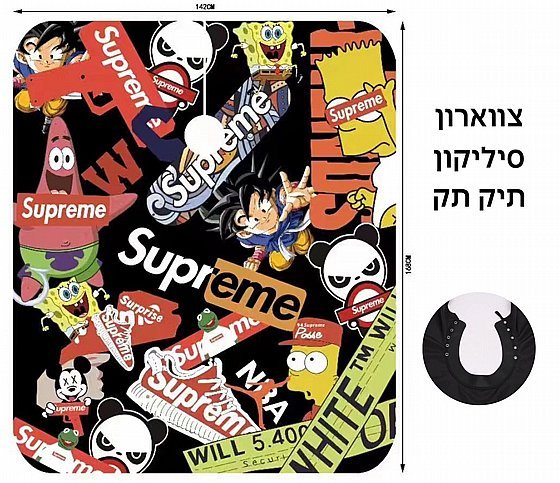 חלוק מקצועי למסתפר עם סגירת סיליקון תיקתק 7
