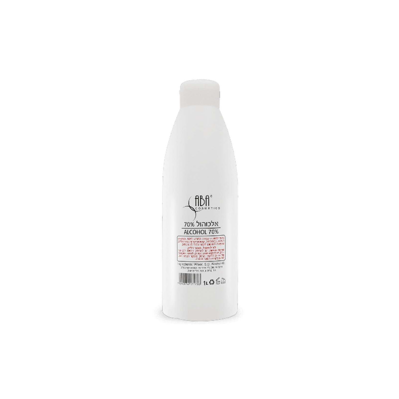אלכוהול 99 אחוז לניקוי 1 ליטר- ABA Cosmetics