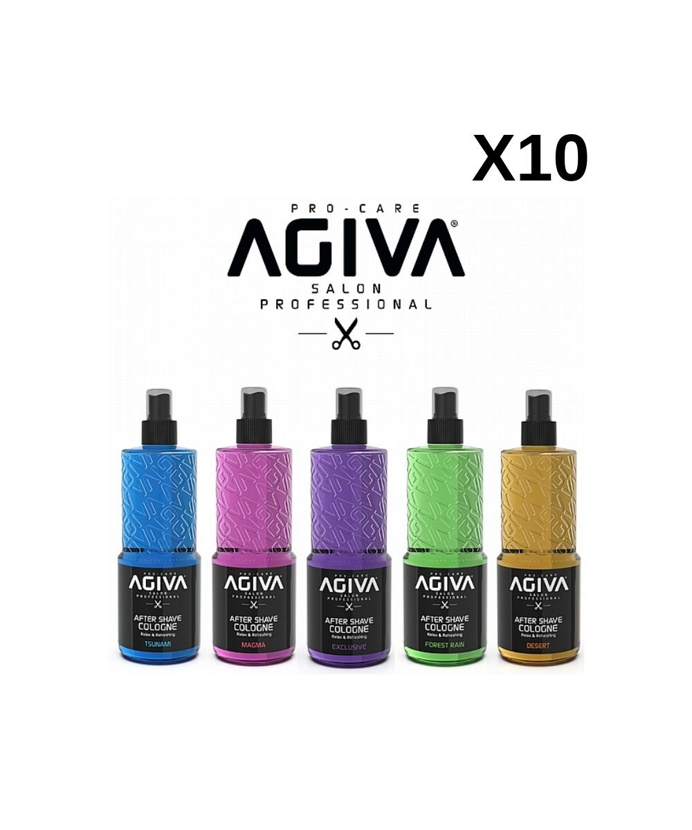 דיל 10 יחידות! אפטר שייב 400 מ"ל Agiva Cologne- לערבב ריחות