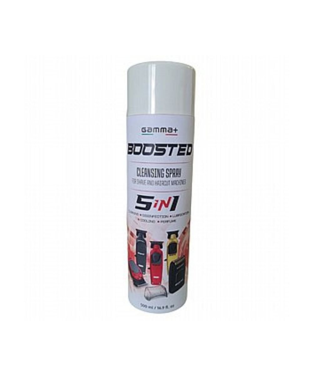 תרסיס 5 ב 1 למכונות תספורת וגילוח Gamma Piu Boosted Cleansing Spray